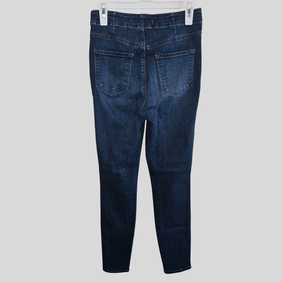 J Brand Natasha Jeans Women's Size 27 Dark Blue High-Rise Crop Skinny Equalize - Picture 3 of 15